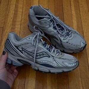Saucony Ride Millennium Sneakers Blue Silver Gray